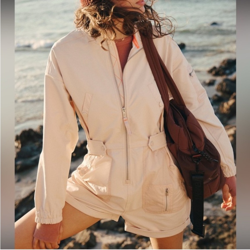 Free People Movement Mountain Blazin Shortsie / Romper
